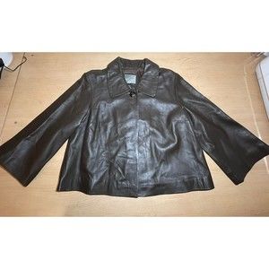 Mac & Jac Leather Jacket Top Closure